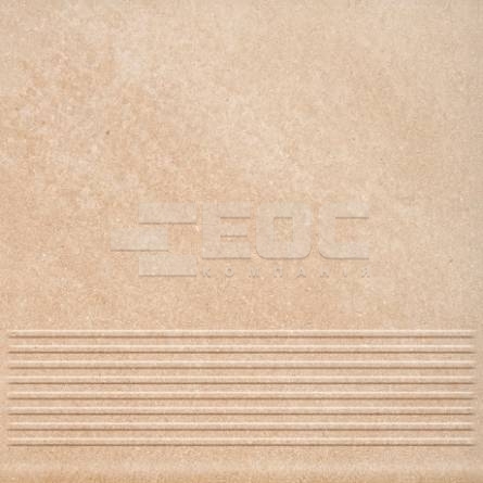 Клінкерна сходинка проста Paradyz Mattone Sabbia Beige 300х300х8,5