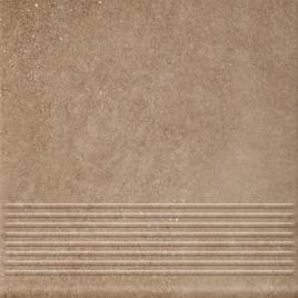 Клинкерная ступень простая Paradyz Mattone Sabbia Brown 300х300х8,5