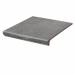 Клинкерная ступень с капиносом простая Paradyz Mattone Sabbia Grafit 300х330х38