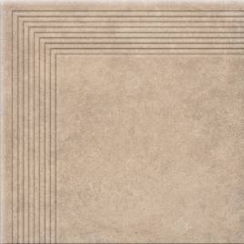 Клинкерная угловая ступень Cerrad Cottage masala 300x300x9