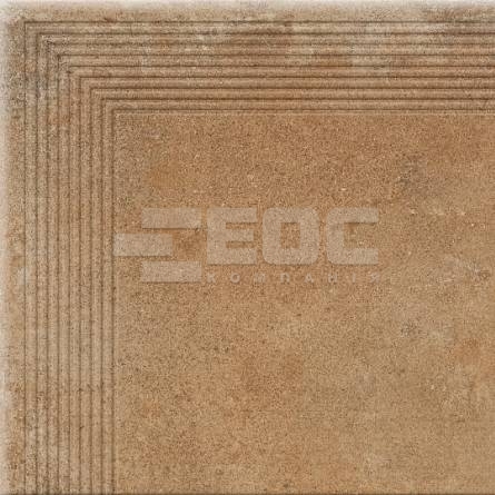 Клинкерная угловая ступень Cerrad Piatto Honey 300x300x9