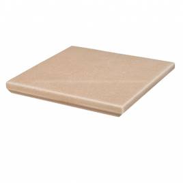 Клинкерная угловая ступень с капиносом Paradyz Mattone Sabbia Beige 330х330х38