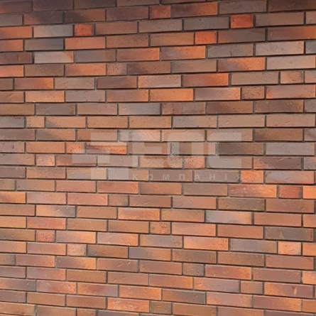 Клинкерный кирпич Керамейя Рустика Гранат 6 250х60х65
