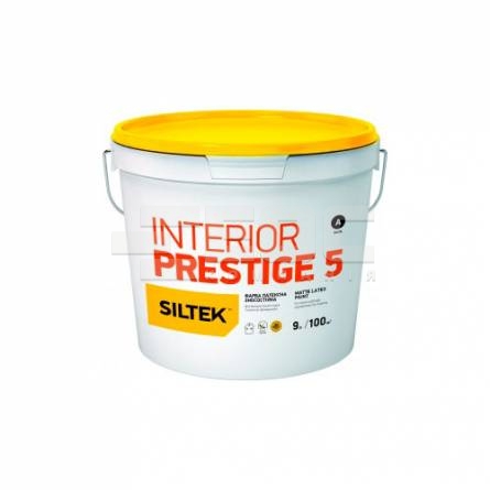 Краска латексная бархатно-матовая Siltek Interior Prestige 5 База А