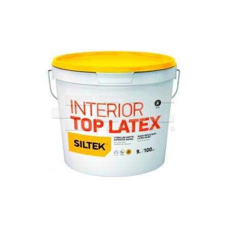 Краска латексная стойкая к мытью Siltek Interior Top Latex База С