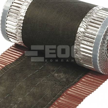 Коньковая вентиляционная лента Vent-Roll 300 RAL 8012