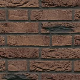 Фасадная плитка ручной формовки 20 Ruhrtal Mangan BS 215x22x65