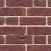 Фасадная плитка ручной формовки 6 Niederrhein Rot Gefl BS 215x22x65