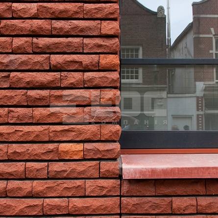 Кирпич ручной формовки Muhr 2 Rotbraun Bunt BS 210x100x65