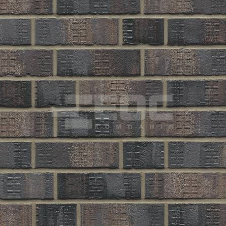 Клинкерный кирпич Muhr 15F Schwarz Bunt Edelglanz Bes Fufls 240x115x71