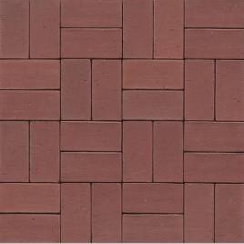 Тротуарная клинкерная брусчатка 03 Naturrot 200x65x52