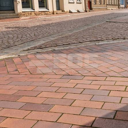 Тротуарна клінкерна бруківка 04S Rotbraun Bunt Spezial 240x55x52