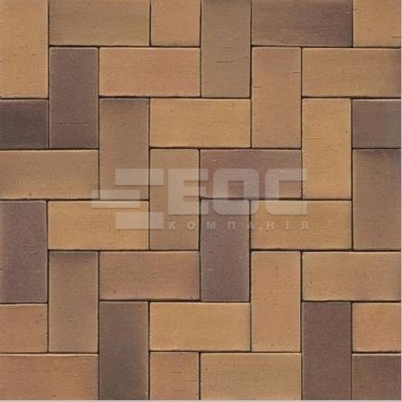 Тротуарная клинкерная брусчатка 08S Lachsrot Spezial 240x55x52