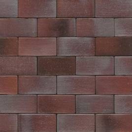 Тротуарна клінкерна бруківка 10 Violettblau Geflammt 200x100x52