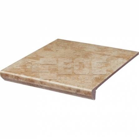 Клинкерная ступень с капиносом простая Ilario Beige 300х330х38 Paradyz