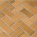 Тротуарная клинкерная брусчатка Penter Husum Gelbbunt 200x100x52