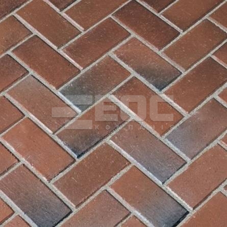 Тротуарная клинкерная брусчатка Penter Rotblaubunt 200x100x52