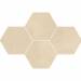 Плитка Stargres Town Beige Mosaik Hexagon Rect 283x408x10