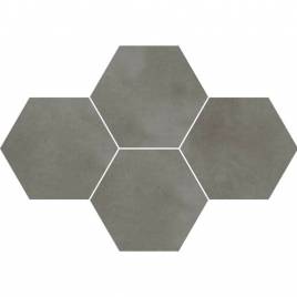 Плитка Stargres Town Grey Mosaik Hexagon Rect 283x408x10