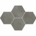 Плитка Stargres Town Grey Mosaik Hexagon Rect 283x408x10