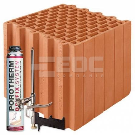 Керамический блок Porotherm 30 Dryfix