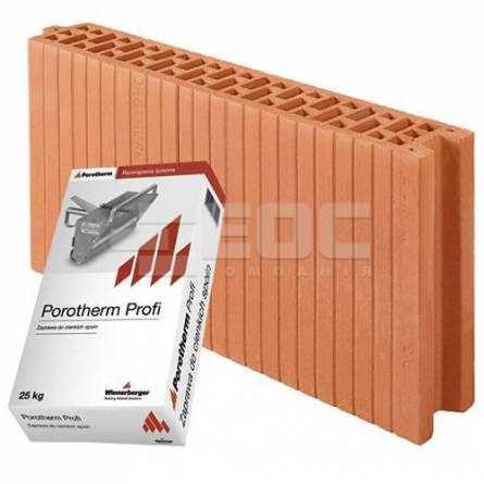 Керамический блок Porotherm 8 Profi