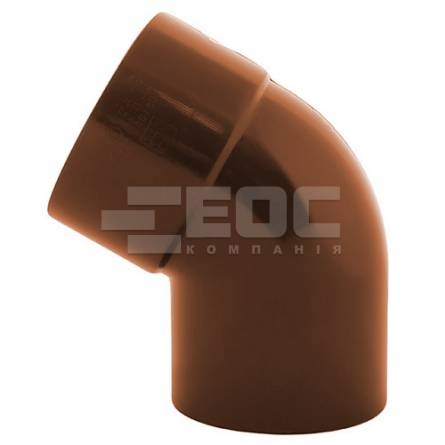 Коліно PROFIL діаметр 75/60° RAL 8004