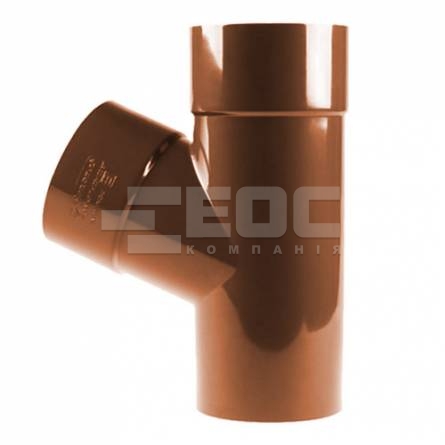 Тройник 60° PROFIL 75 RAL 8004