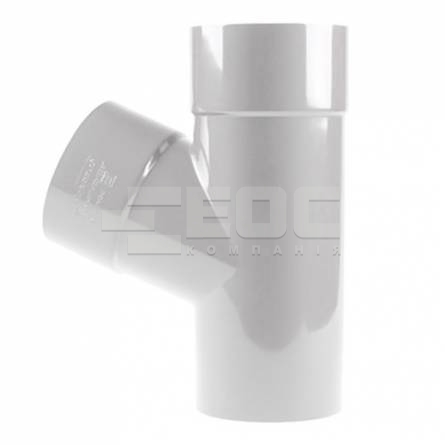 Тройник редукционный 60° PROFIL75 RAL 9016