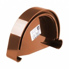 Заглушка желоба левая PROFIL 130 RAL 8004