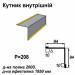 Кутник внутрішній RAL 1021 PE 0,45 мм