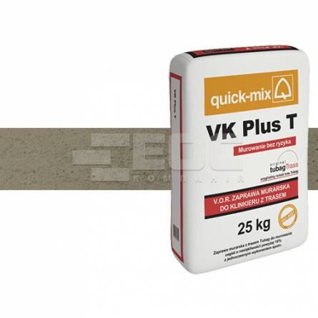 Смесь для кладки кирпича Quick-Mix VK Plus T Cерая