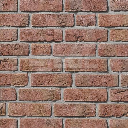Фасадная плитка ручной формовки Formback светло-красный пестрый NF 240x14x71