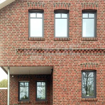 Фасадна плитка ручного формування Wasserstrich строката вогняна NF 240x14x71