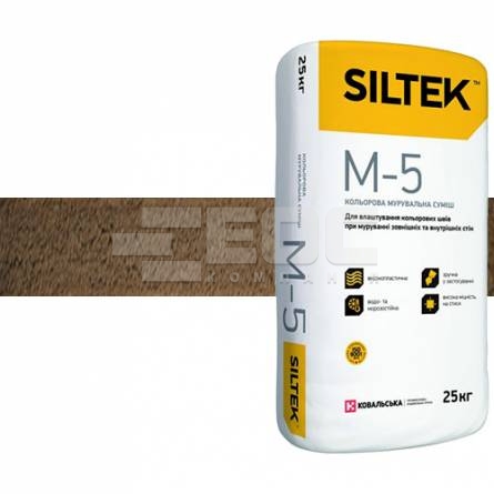 Кладочная смесь для лицевого кирпича Siltek М-5 Plus Латте