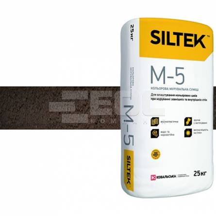 Кладочная смесь для лицевого кирпича Siltek М-5 Plus Венге