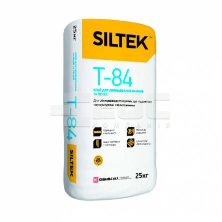 SILTEK Т-84 Клей для облицювання камінів та печей