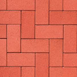 Тротуарная клинкерная брусчатка ABC Rot-nuanciert 200x100x52