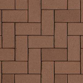 Тротуарная клинкерная брусчатка ABC Schwarz-braun 200x100x45