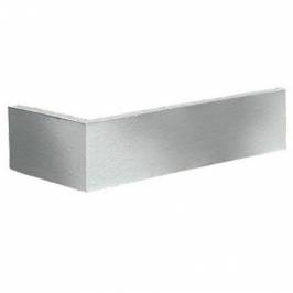 Углова фасадна плитка Біла патина L 11 250/120х50х20 Good Brick