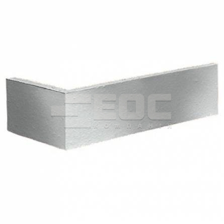 Угловая фасадная плитка Белая патина L 11 250/120х40х25 Good Brick