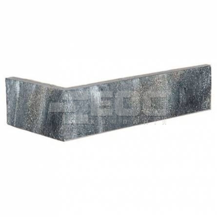 Угловая фасадная плитка Серебро L 07 250/120х50х20 Good Brick