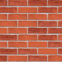 Фасадна плитка ручного формування 221 BO Becton Red DF 210x20x65
