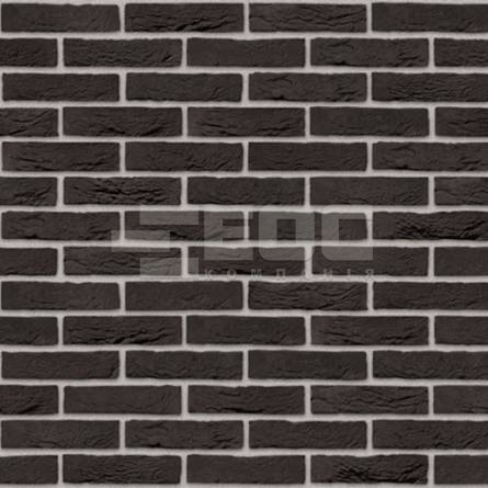 Vandersanden фасадная плитка ручной формовки 1 Zwart Mangaan WF 210x20x50