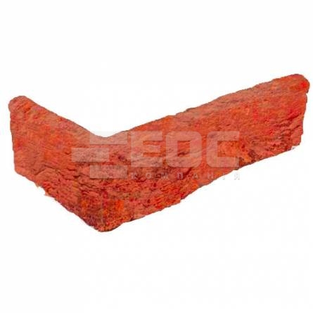 Кутова плитка ручного формування 221 BO Becton Red DF 210/100х65х20