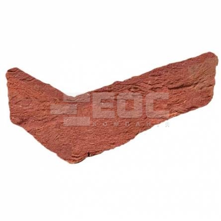 Угловая плитка ручной формовки 27 Avondrood DF 210/100х65х20