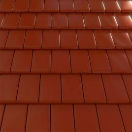 Керамическая черепица Braas Турмалин каштановая глазурованная
