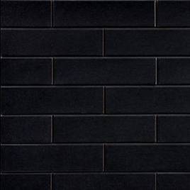 Клинкерная фасадная плитка Nero гладкая 245х65х7 