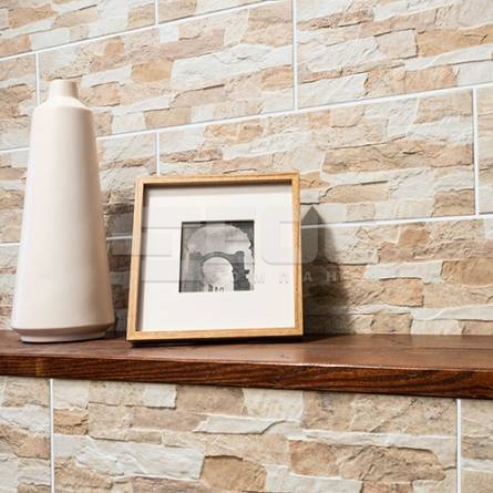 Клинкерная фасадная плитка Aragon Beige 450x150x9