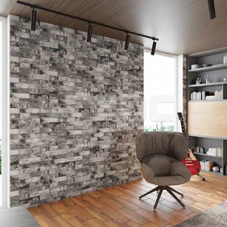 Клинкерная фасадная плитка Stone Piatto Antracyt 300х74х9